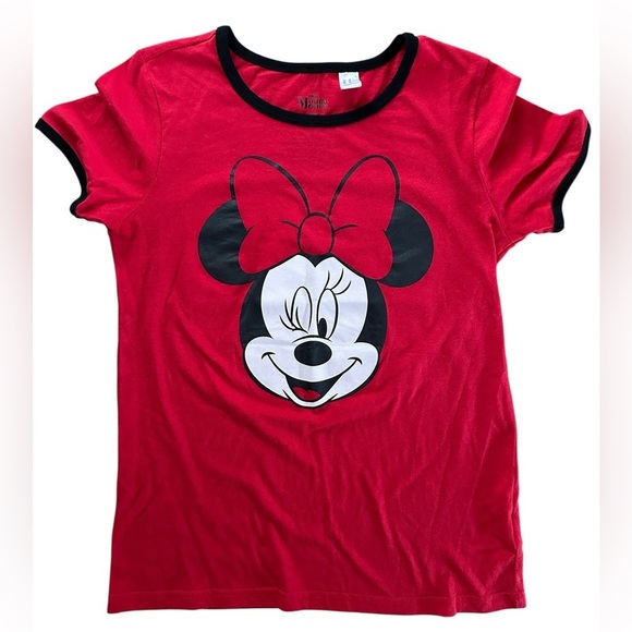 Disney Tops - Disney Minnie Mouse Red Graphic Tee – Women’s M